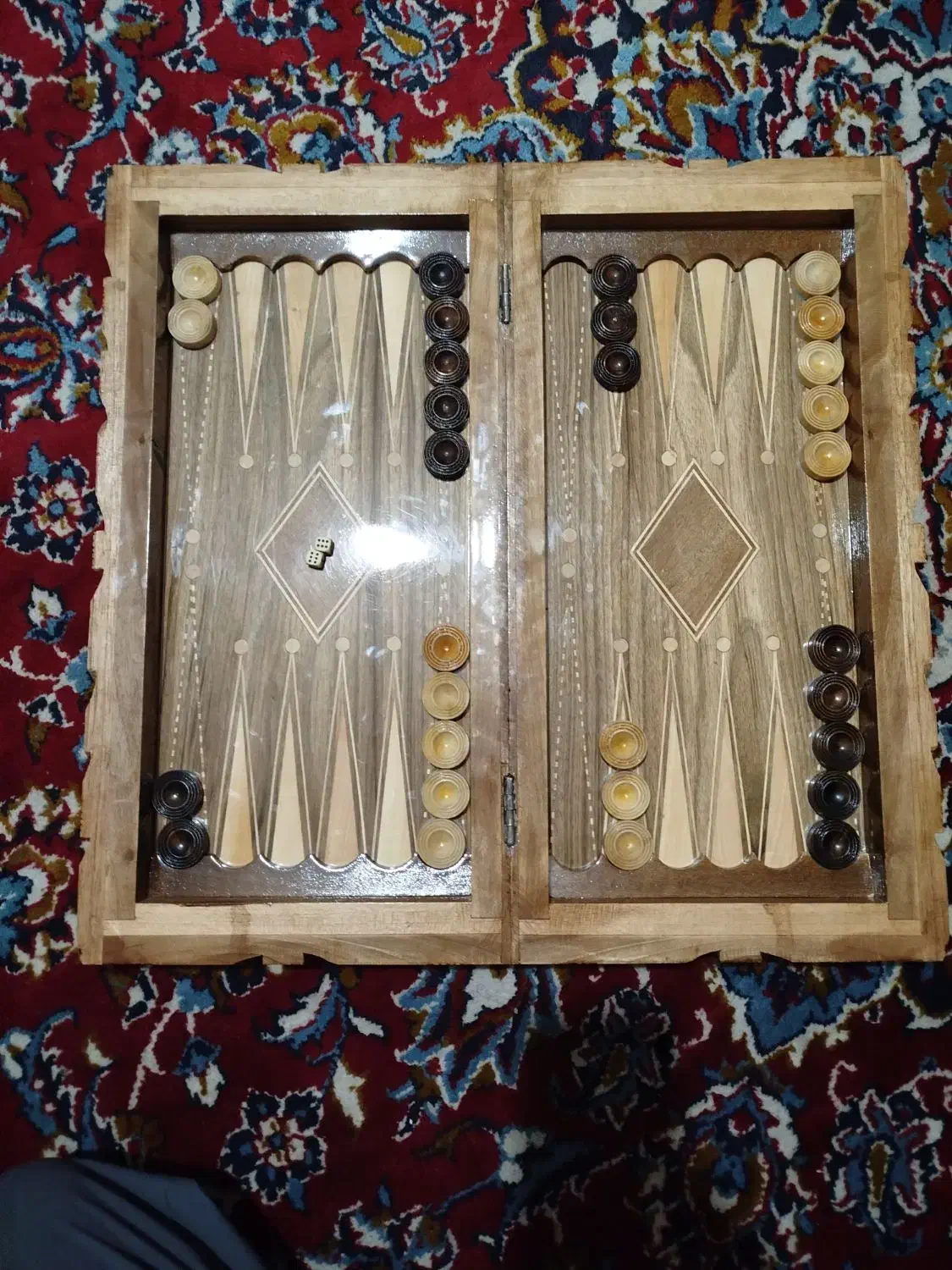 تخته نرد ریشه گردو|اسباب‌‌بازی|اهواز, گلستان|دیوار