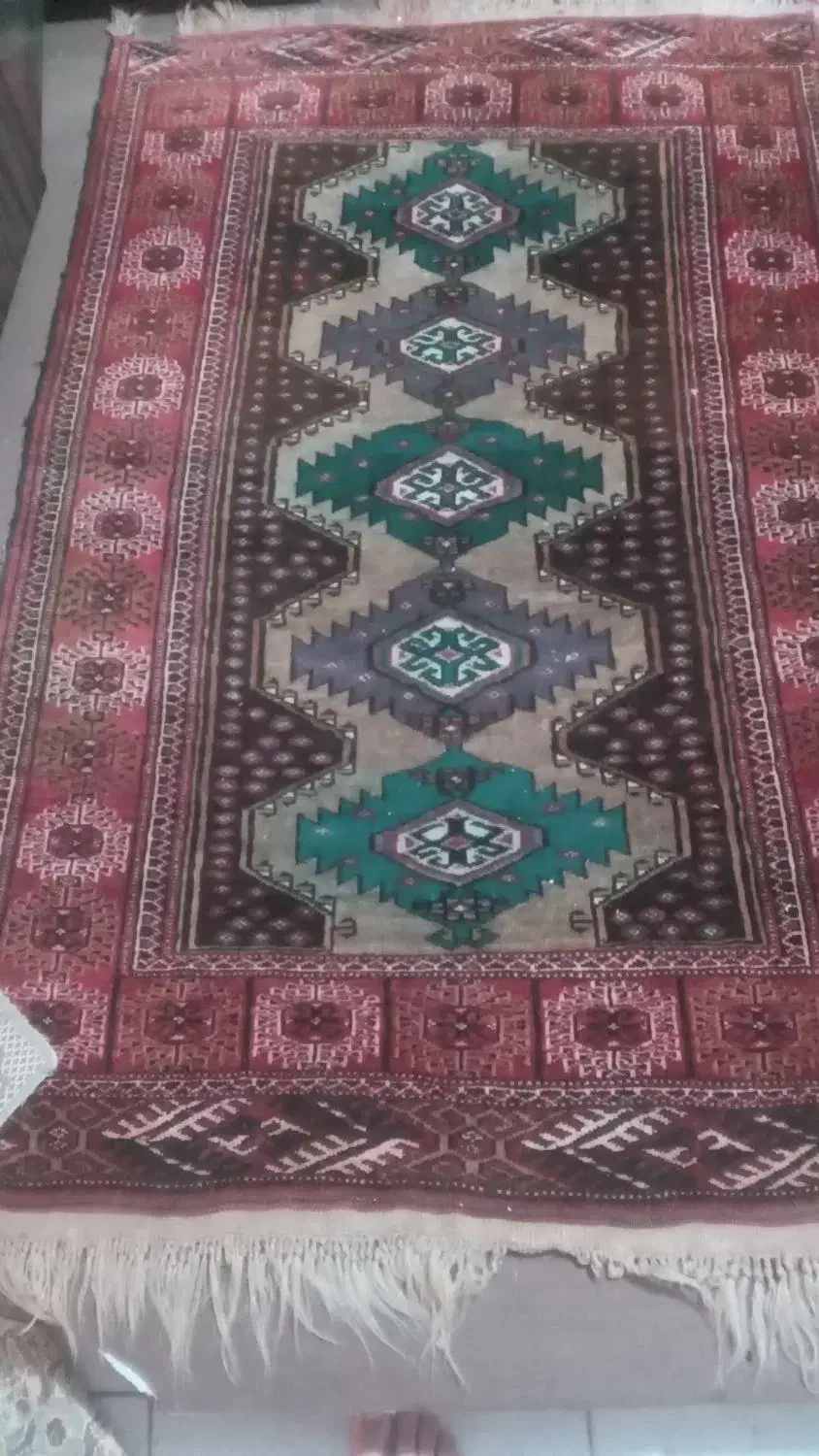 قالیچه دست بافت|فرش|گرگان, |دیوار