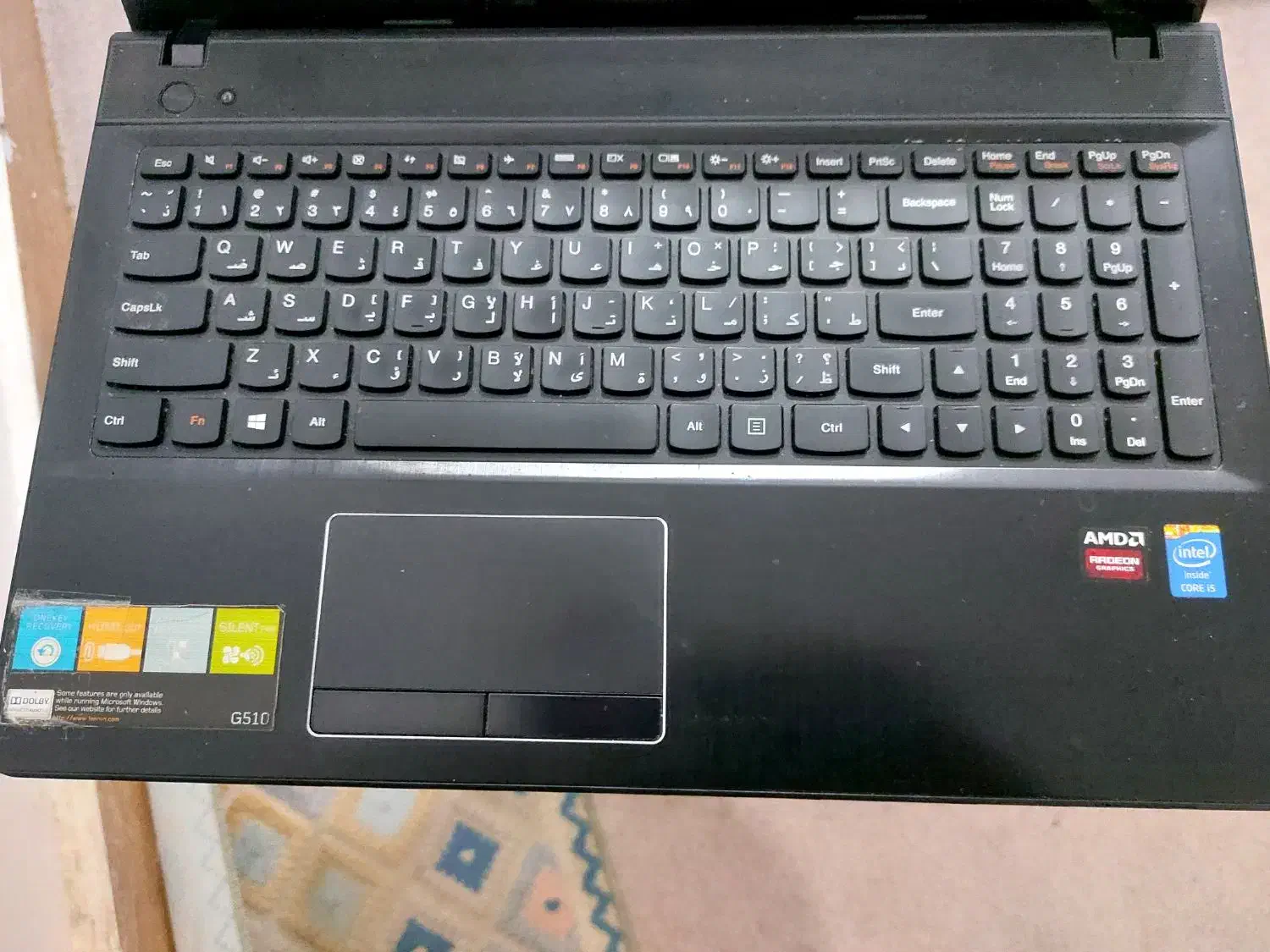 لپتاپ لنوو g510|رایانه همراه|بندر ماهشهر, |دیوار