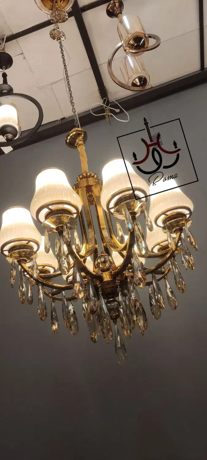 لوستر نئوکلاسیک / نماد درخشش و زیبایی / کد B-71|لوستر و چراغ آویز|فردیس, سرحدی|دیوار