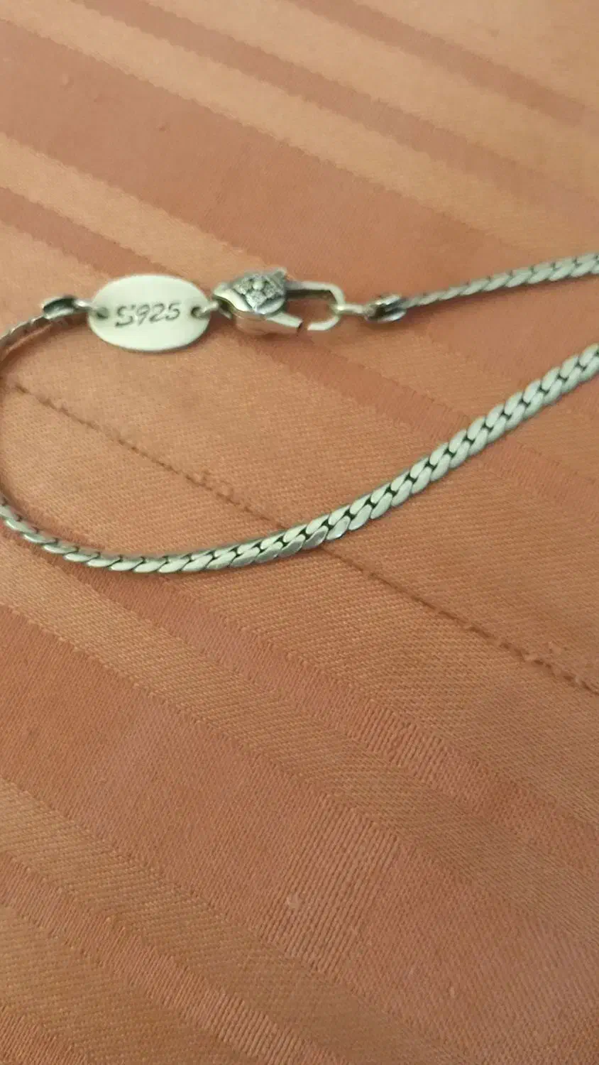 زنجیرو پلاک نقره|جواهرات|اردکان, |دیوار