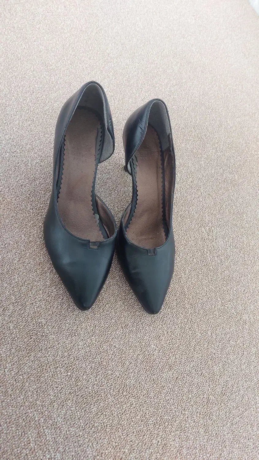 کفش مجلسی پاشنه باریک مشکی|کیف، کفش، کمربند|چالوس, |دیوار