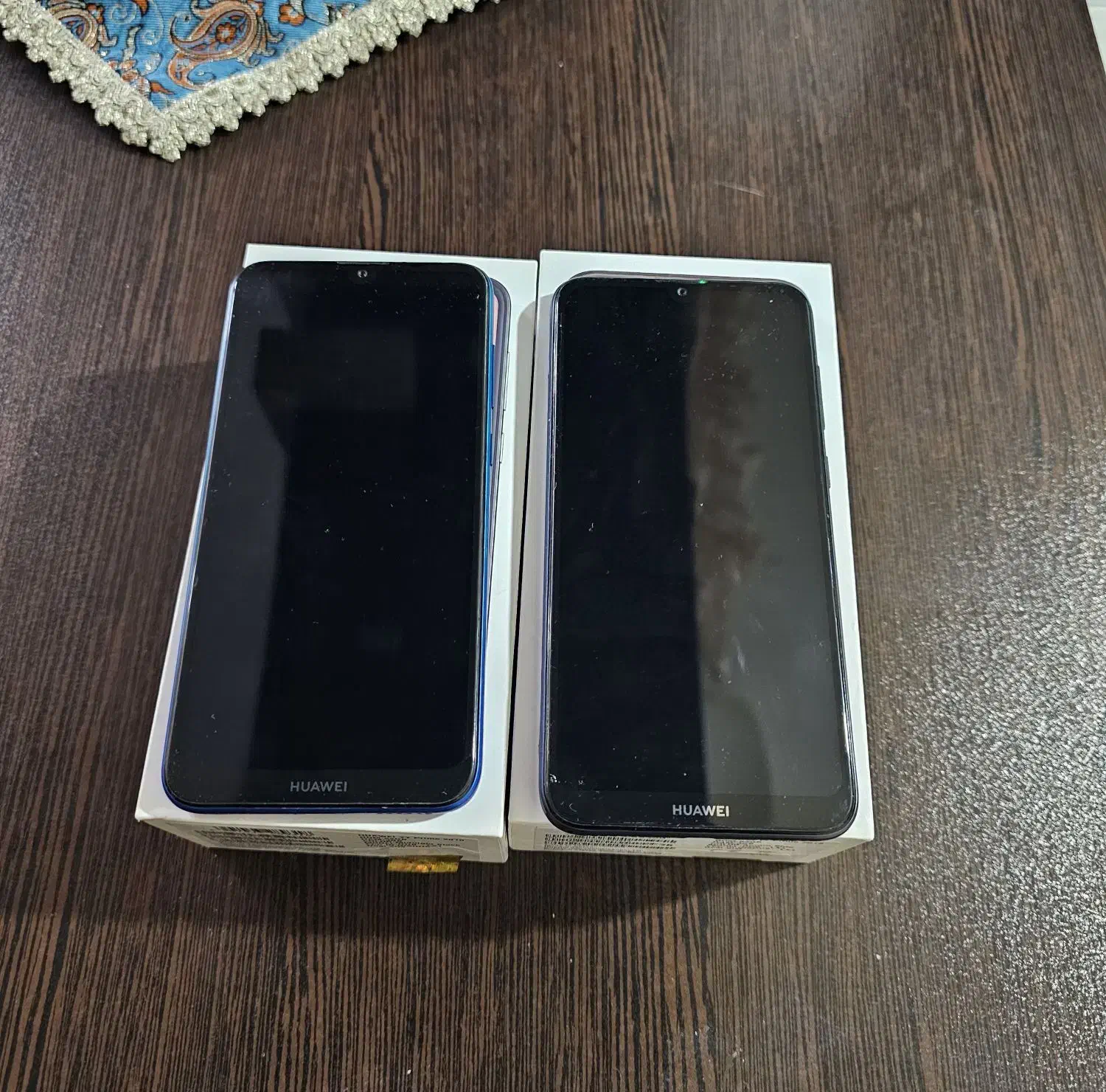 دو عدد گوشی (RAM 3)(64GB) huawei y7 prime 2019|موبایل|قزوین, |دیوار