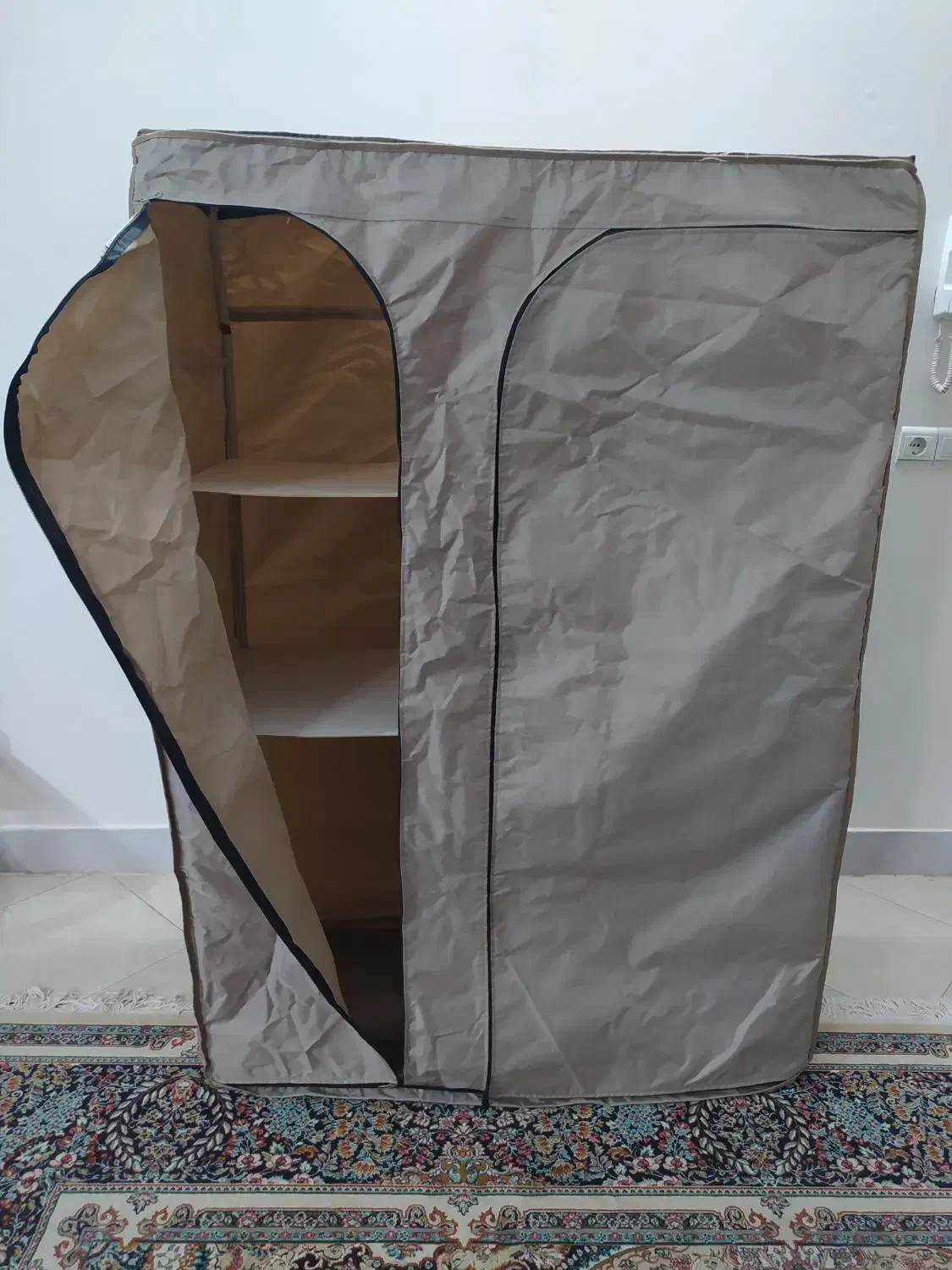 کمد دوقلو برزنتی|جاکفشی، کمد، دراور|نیشابور, مدرس|دیوار