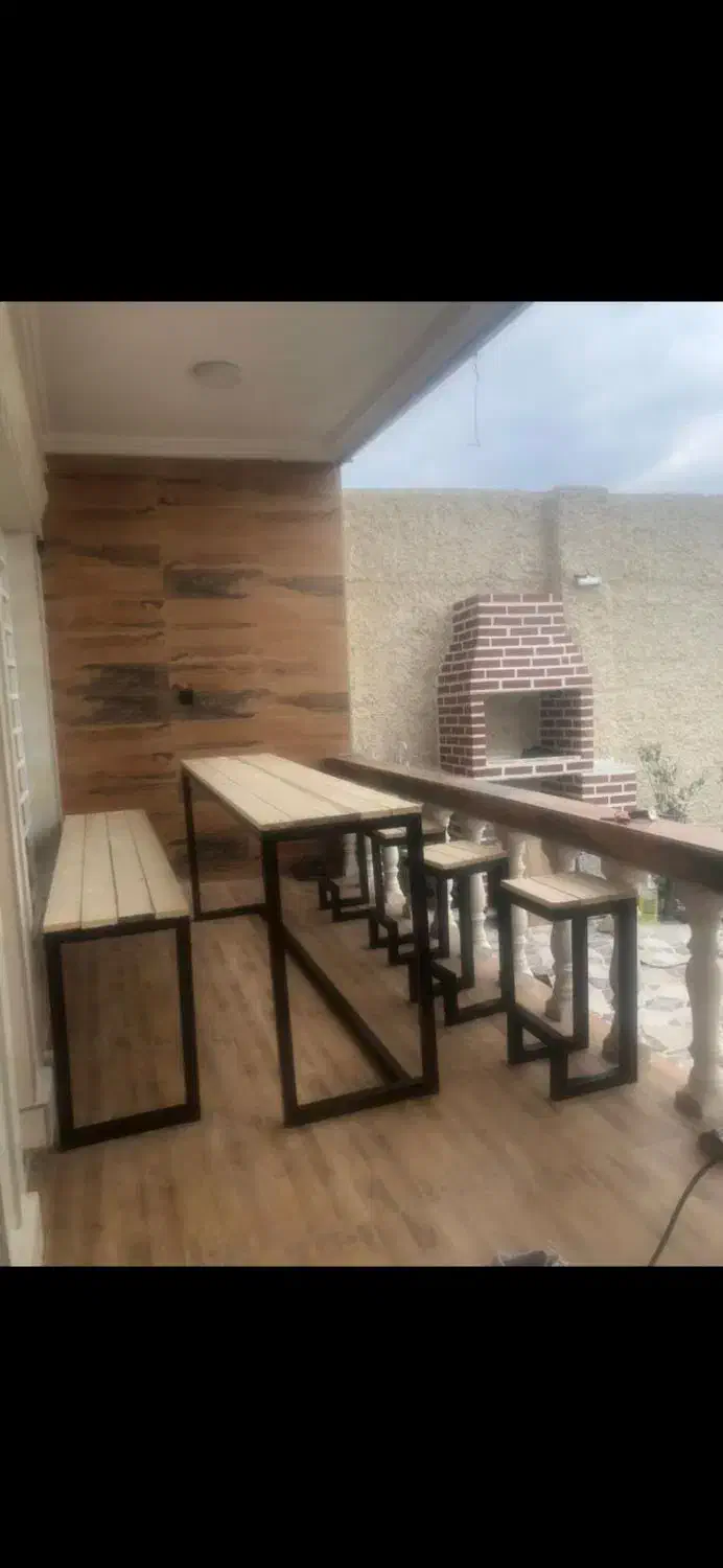 تولیدی میز باغ برای دورهمی|صندلی و نیمکت|دزفول, |دیوار