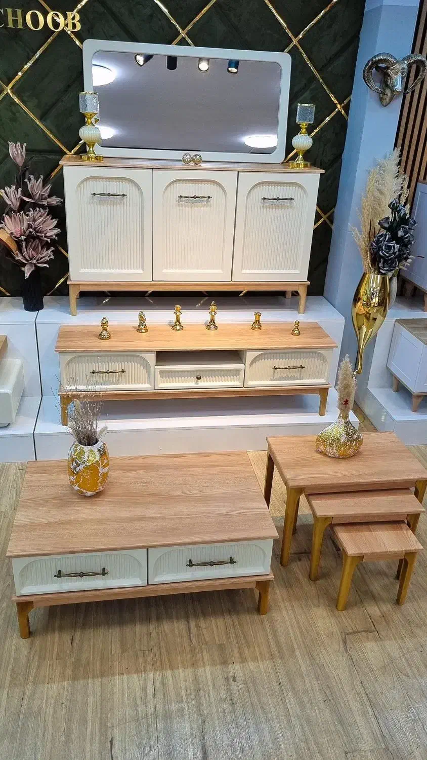 آینه کنسول/میز  تلویزیون  /جلومبلی /جاکفشی|بوفه، ویترین، کنسول|تهران, شهرک آزادی|دیوار