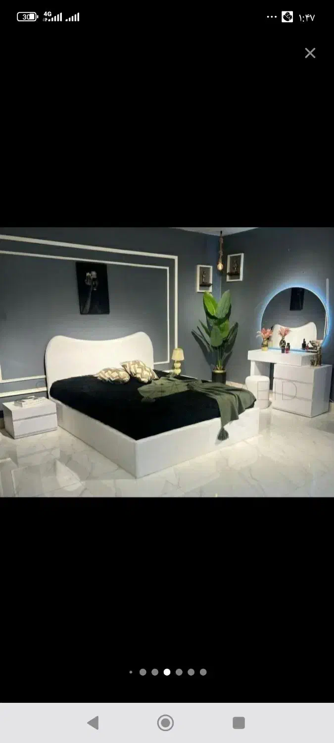 سرویس خواب عروس|تخت و سرویس خواب|نهاوند, |دیوار