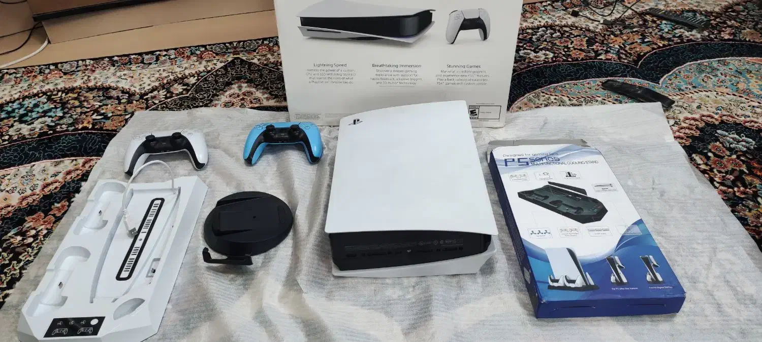 ps5 پلی استیشن5 فت درحدنو استاندارد (سیدی خور)|کنسول، بازی ویدئویی و آنلاین|پیر بکران, |دیوار