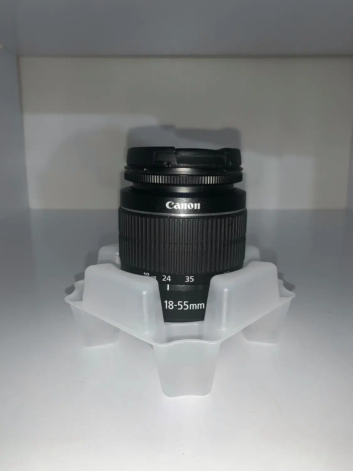 فروش لنز 55-18 کانن همراه با جعبه و درپوش لنز|دوربین عکاسی و فیلمبرداری|کیش, |دیوار