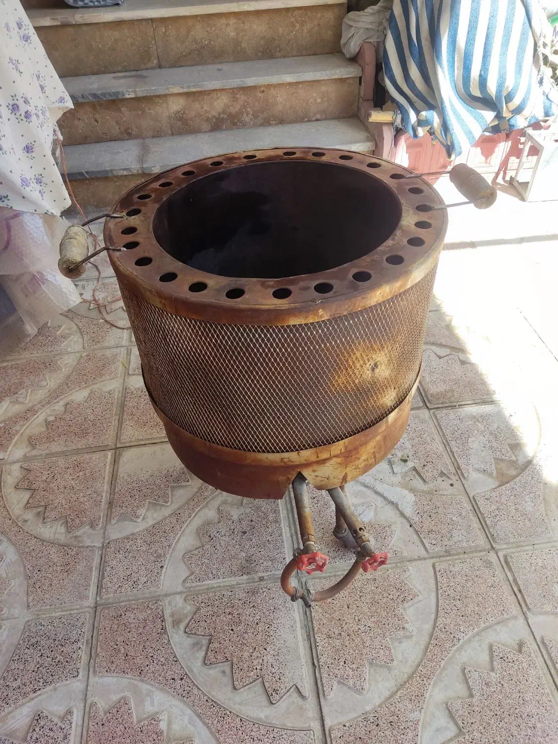 تنور گازی برای کولیره تنوری|اجاق گاز و لوازم برقی پخت‌وپز|کامیاران, |دیوار