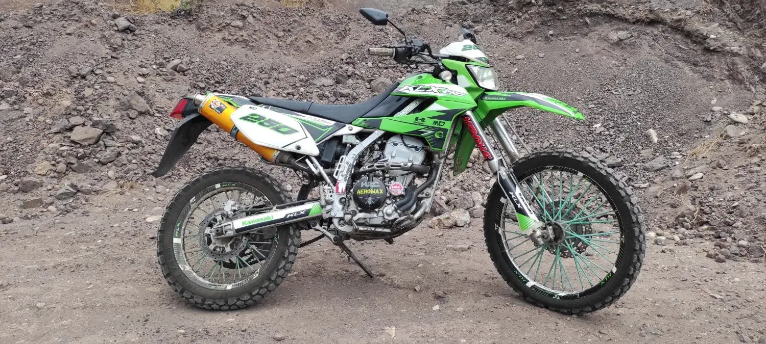 بنلی 250 نیوفیس کم کار و klx250|موتورسیکلت|رشت, شهرک قدس|دیوار