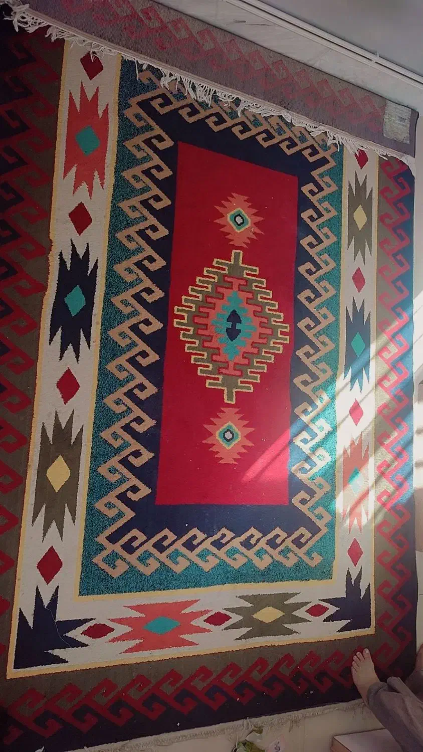 گلیم فرش|فرش|کرمانشاه, |دیوار