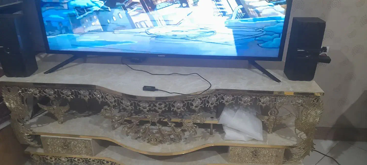 میز تلویزیون  برنز برنجی ال ای دی ال سی دی|میز تلویزیون|تهران, خاک سفید|دیوار