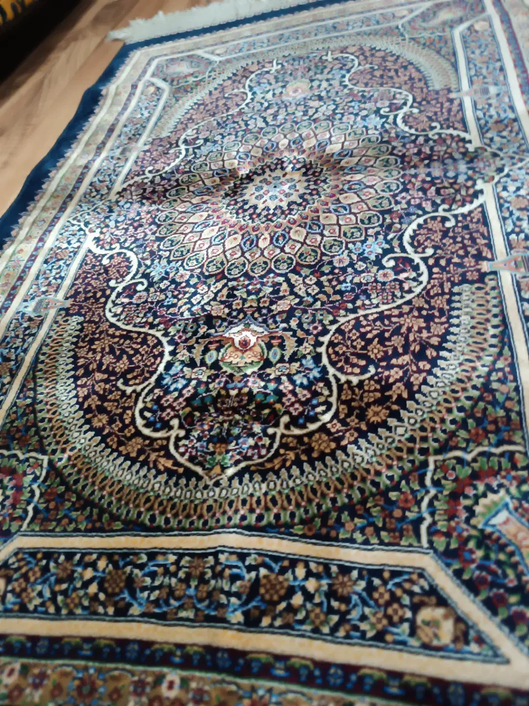 فرش ابریشمی خالص|فرش|تبریز, |دیوار