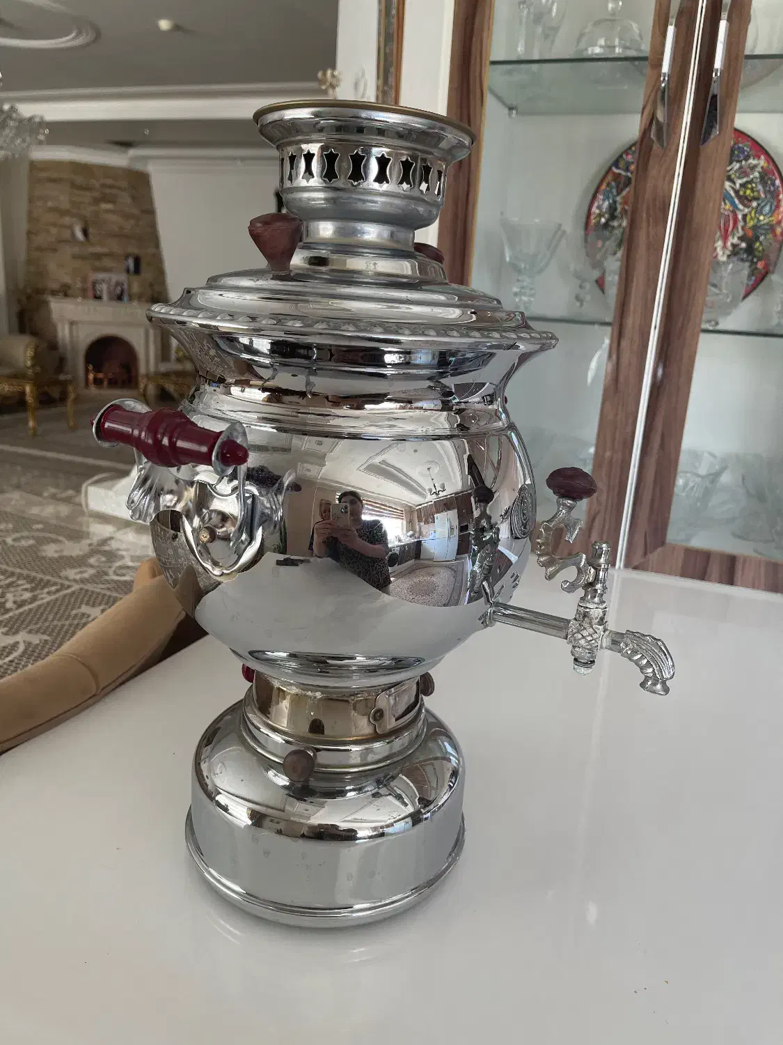 سماور گازی ۶لیتری|سماور، چای‌ساز، قهوه‌ساز|مهاباد (آذربایجان غربی), |دیوار