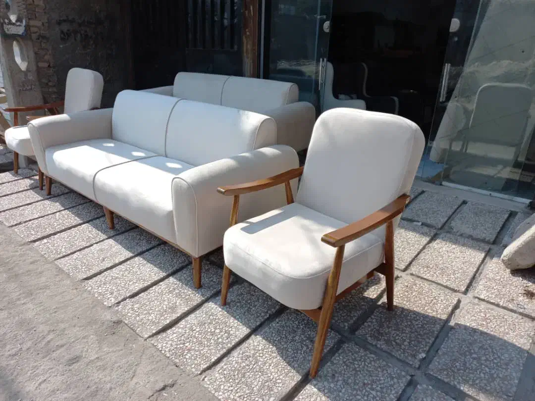 مبل دسته چوبی|مبلمان خانگی و میز عسلی|ایلام, |دیوار