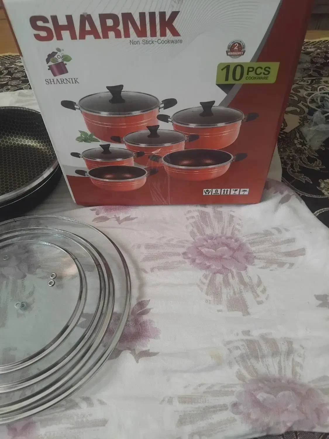 قابلمه نسوز لانه زنبوری ۱۰ پارچه|ظروف پخت‌وپز|تهران, مشیریه|دیوار