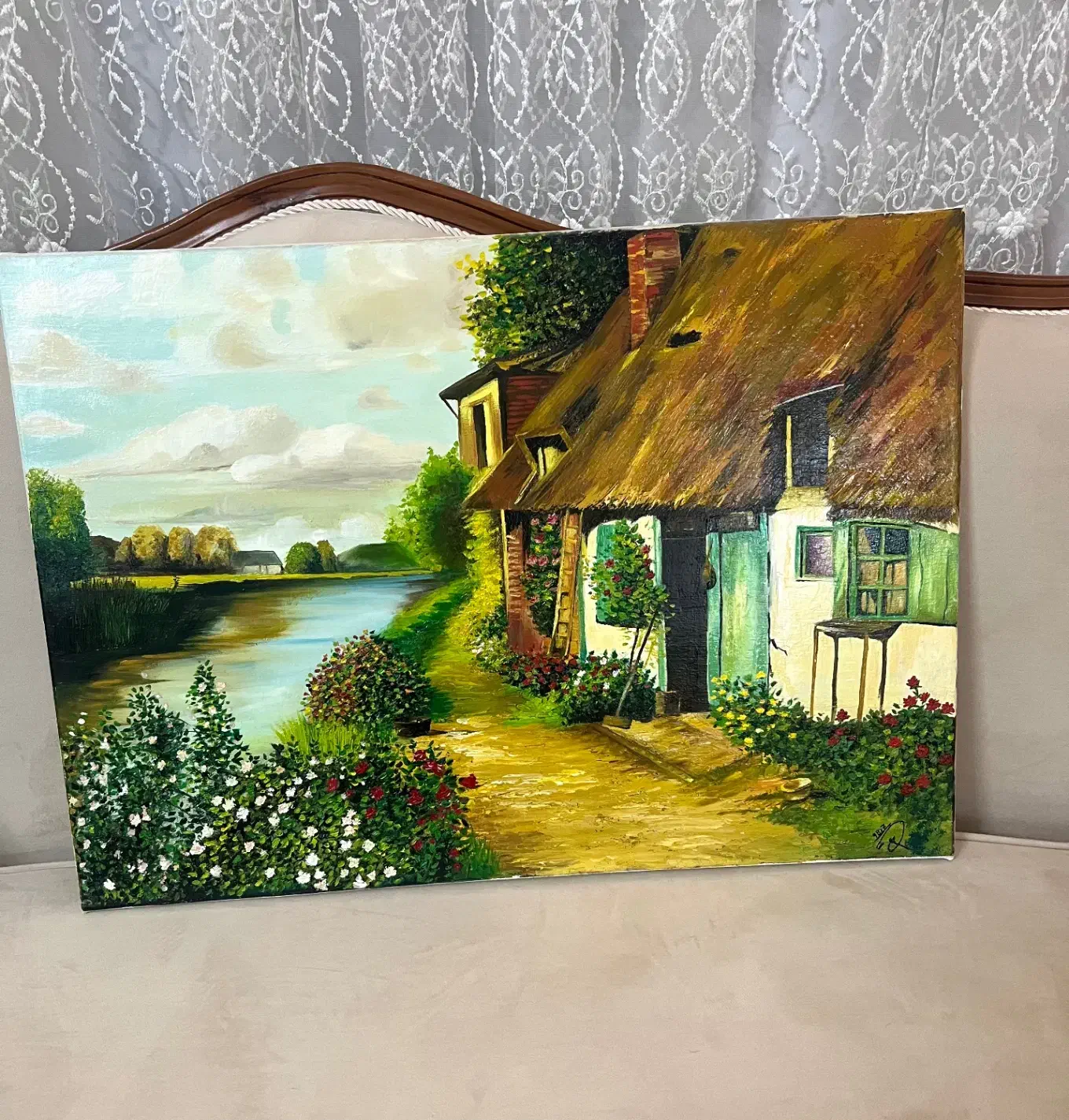 تابلو رنگ روغن برجسته|تابلو، نقاشی، عکس|قم, بنیاد|دیوار