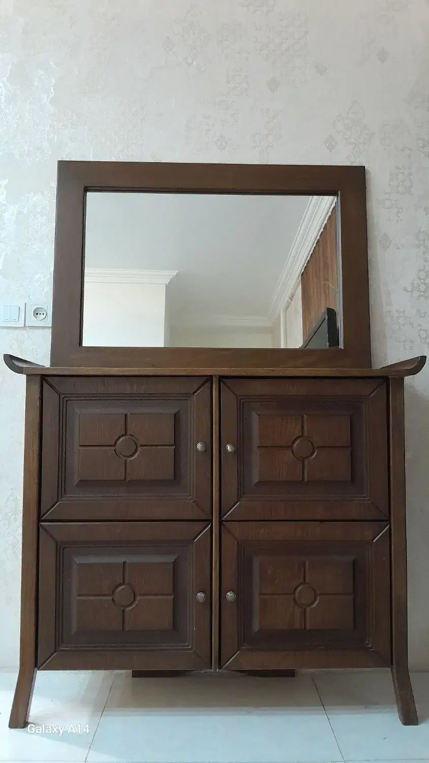 اینه کنسول تمام چوب راش گرجستان|بوفه، ویترین، کنسول|گرگان, |دیوار