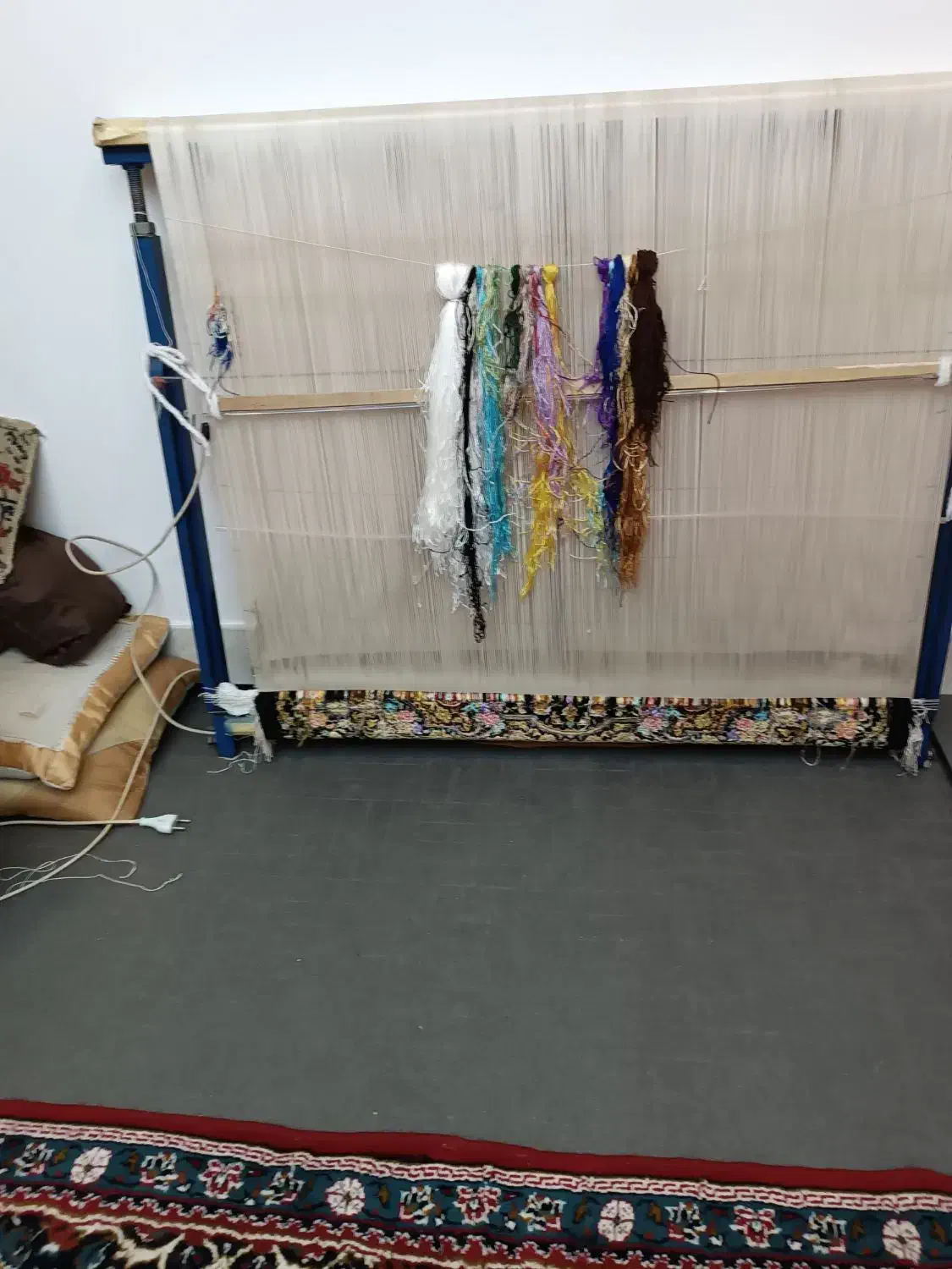 قالی|فرش|قم, شاه سید علی|دیوار