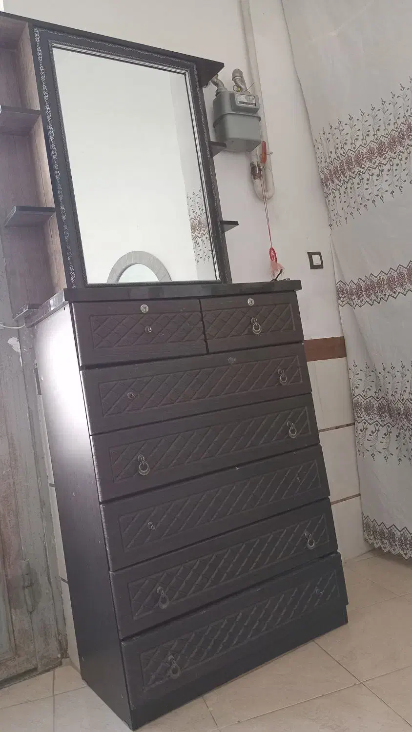 درآور و آینه|جاکفشی، کمد، دراور|بیجار, |دیوار