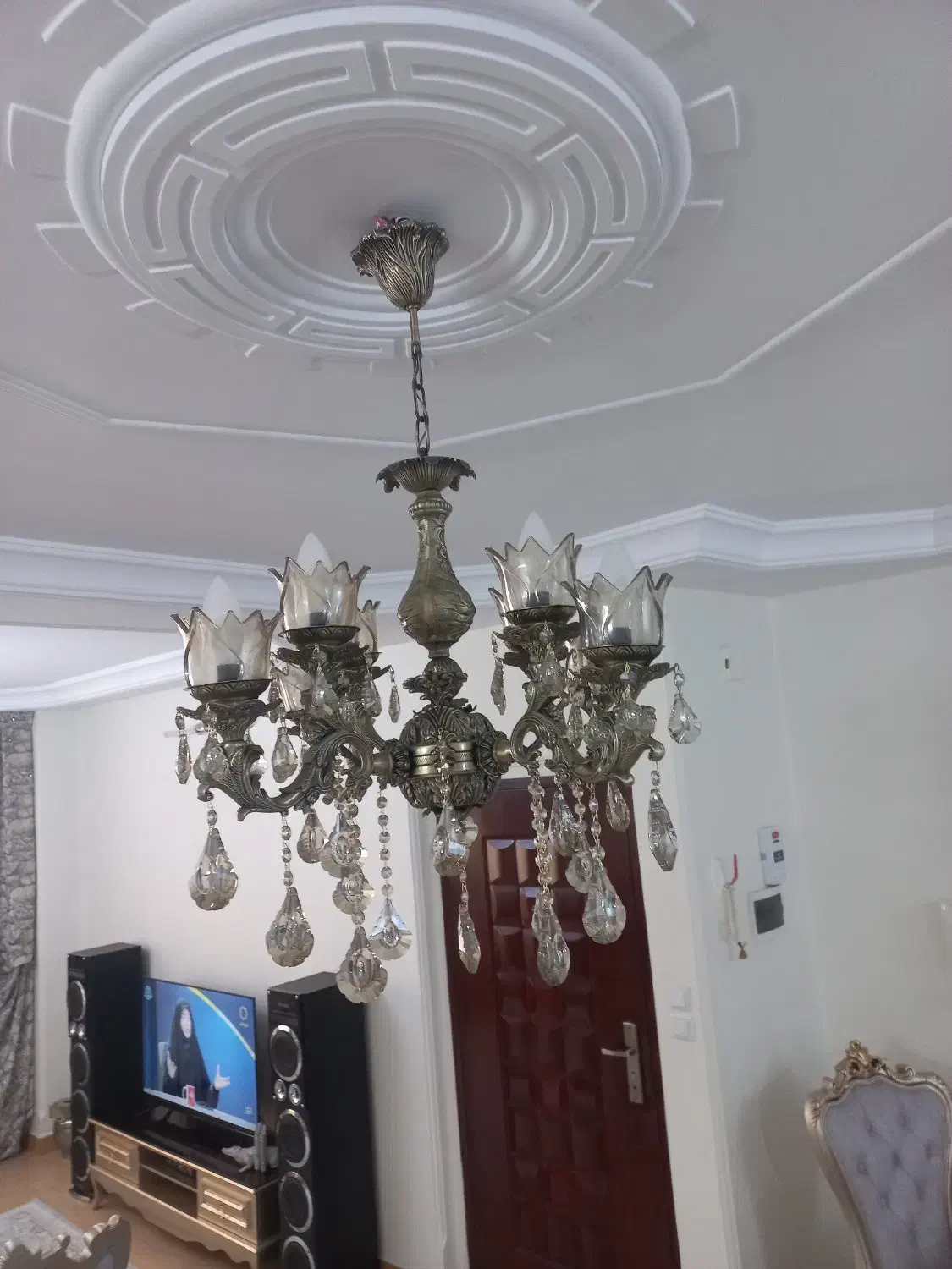 ۳ عدد لوستر  ۴ شاخه ۸ شعله|لوستر و چراغ آویز|تهران, تهرانسر مرکزی|دیوار