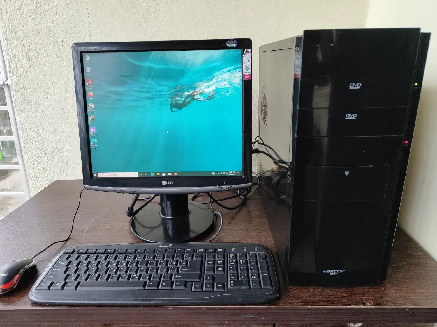 کامپیوتر ۴هسته رم ۸ ddr3 هارد ۵۰۰ گرافیک ۱|رایانه رومیزی|چالوس, |دیوار