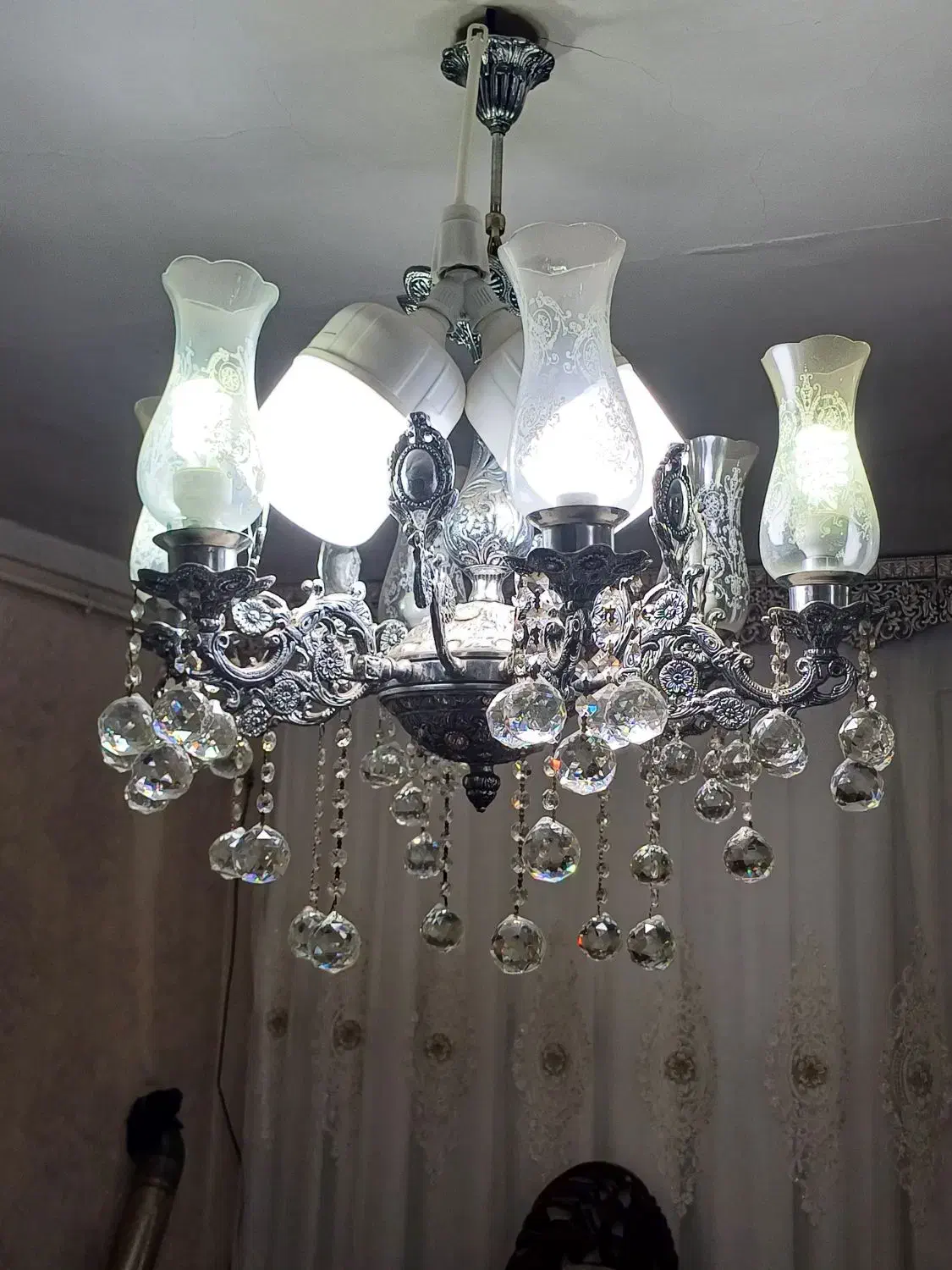 لوستر|لوستر و چراغ آویز|تبریز, |دیوار