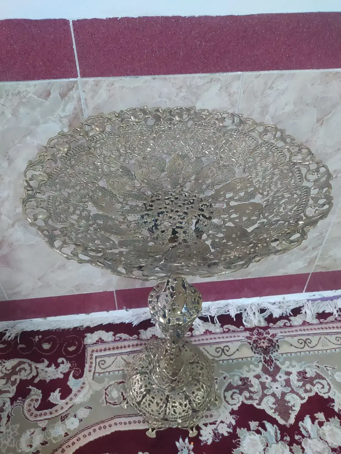 میوه خوری برنز کنار سالنی|ظروف سرو و پذیرایی|میاندوآب, |دیوار