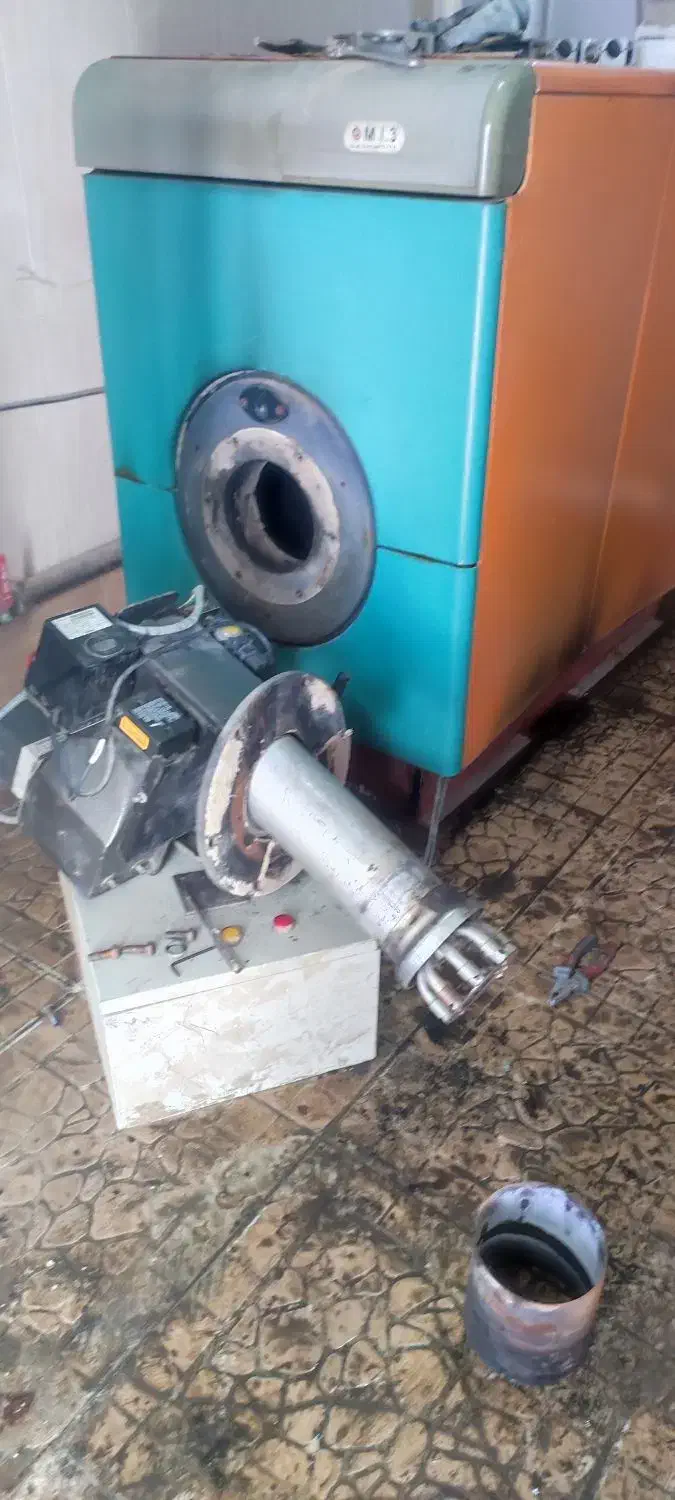 سرویس تعمیر انواع مشعل پکیج فن کوئل پمپ موتورخانه|خدمات پیشه و مهارت|اصفهان, مارچین|دیوار