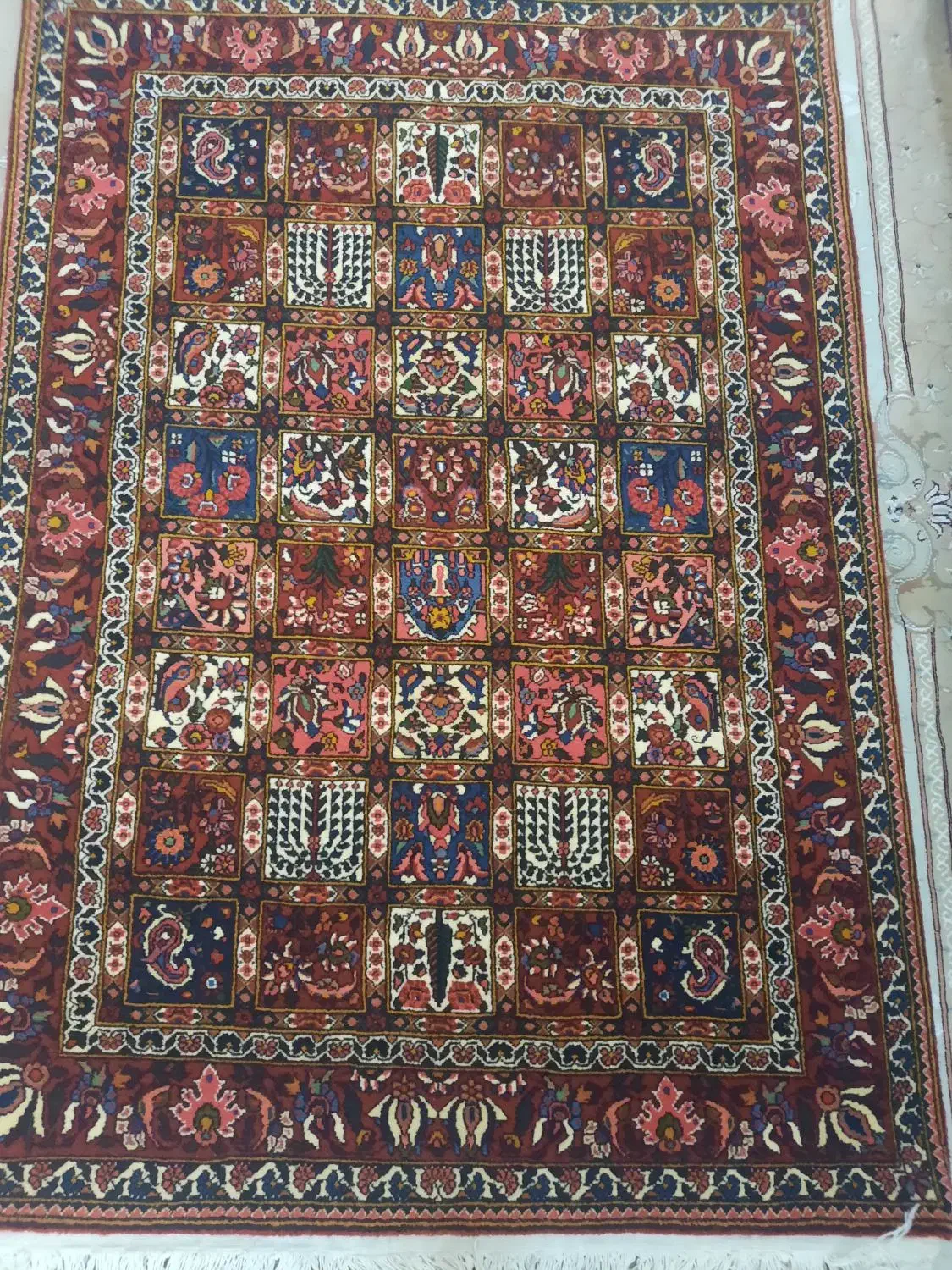 فرش دستباف چالشتر1×1.5|فرش|اصفهان, کوی ولی عصر|دیوار