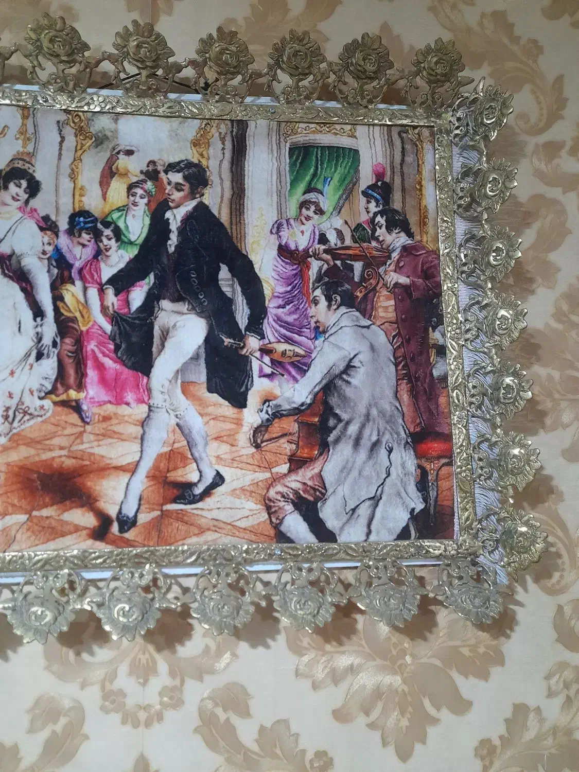 تابلو فرش برنز نونو|تابلو فرش|بهارستان, |دیوار