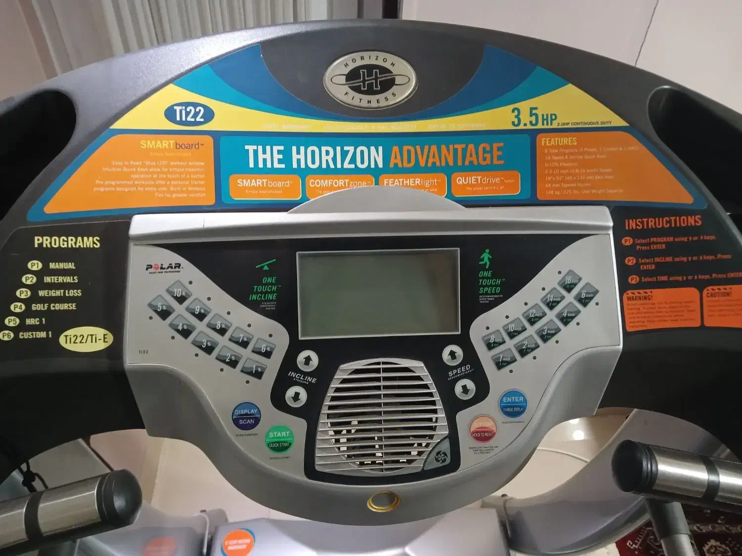 تردمیل horizon Ti22 آمریکایی|تجهیزات ورزشی|گنبد کاووس, |دیوار