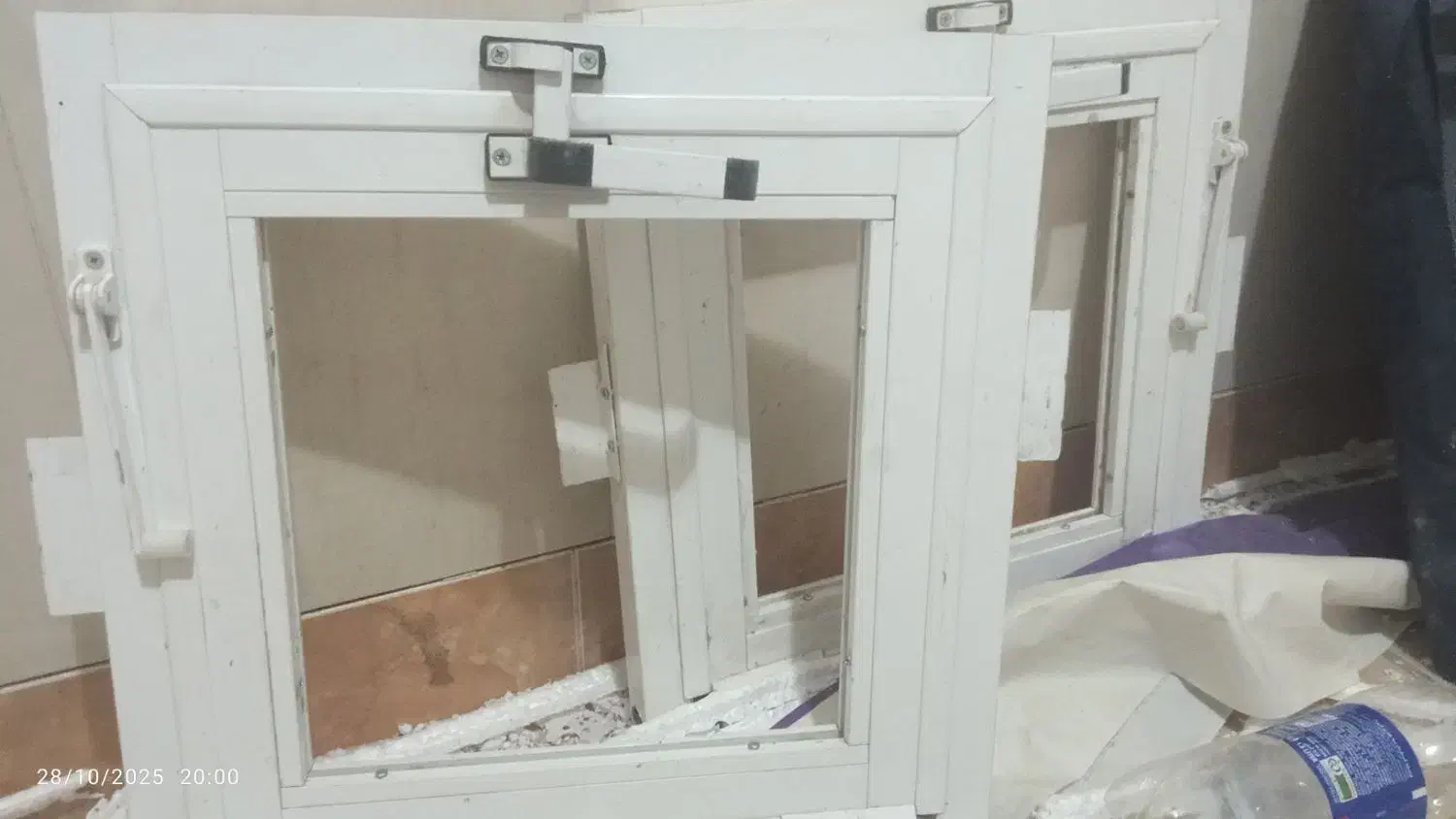 دو عدد پنجره آلومینیوم 50 در 50نو|مصالح و تجهیزات ساختمان|بیرجند, |دیوار