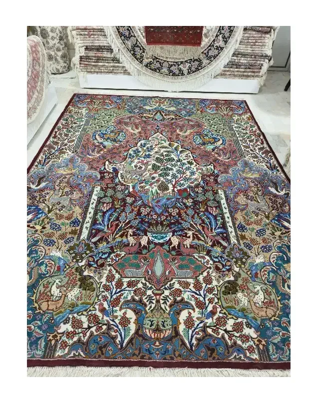 جفت ۱۲ متری فرش دستباف کاشمر|فرش|کاشمر, |دیوار