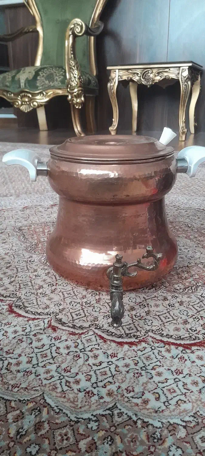 کتری مس نونو وشیر داغ کن مس نو|ظروف پخت‌وپز|پردیس, فاز ۸|دیوار