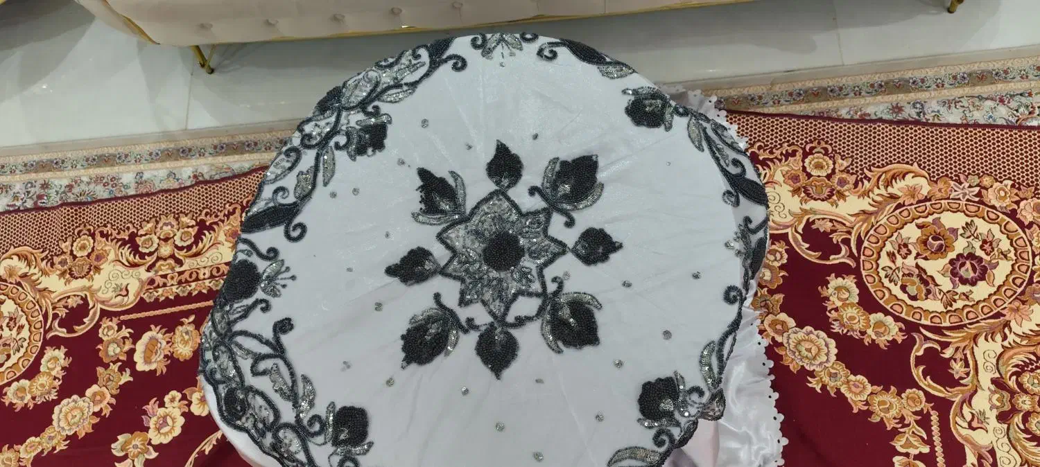 رومیزی طوسی|پرده، رانر، رومیزی|سلماس, |دیوار