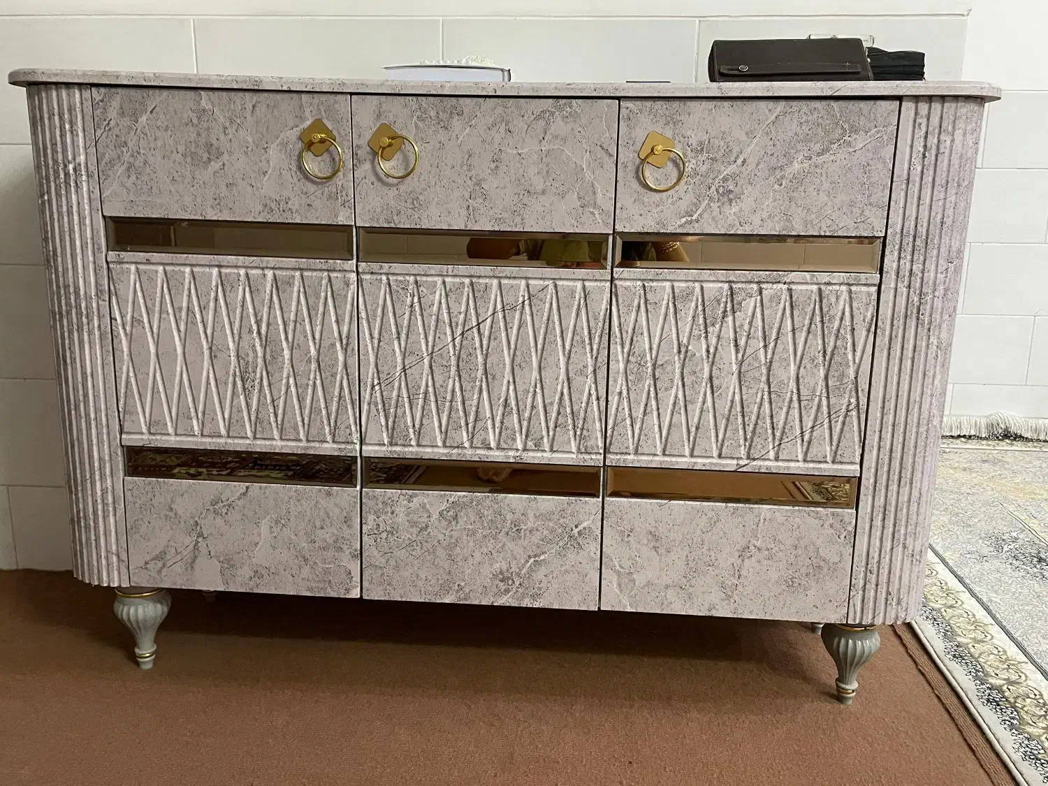 اینه کنسول و جاکفشی میز تلویزیون|میز تلویزیون|یزد, |دیوار