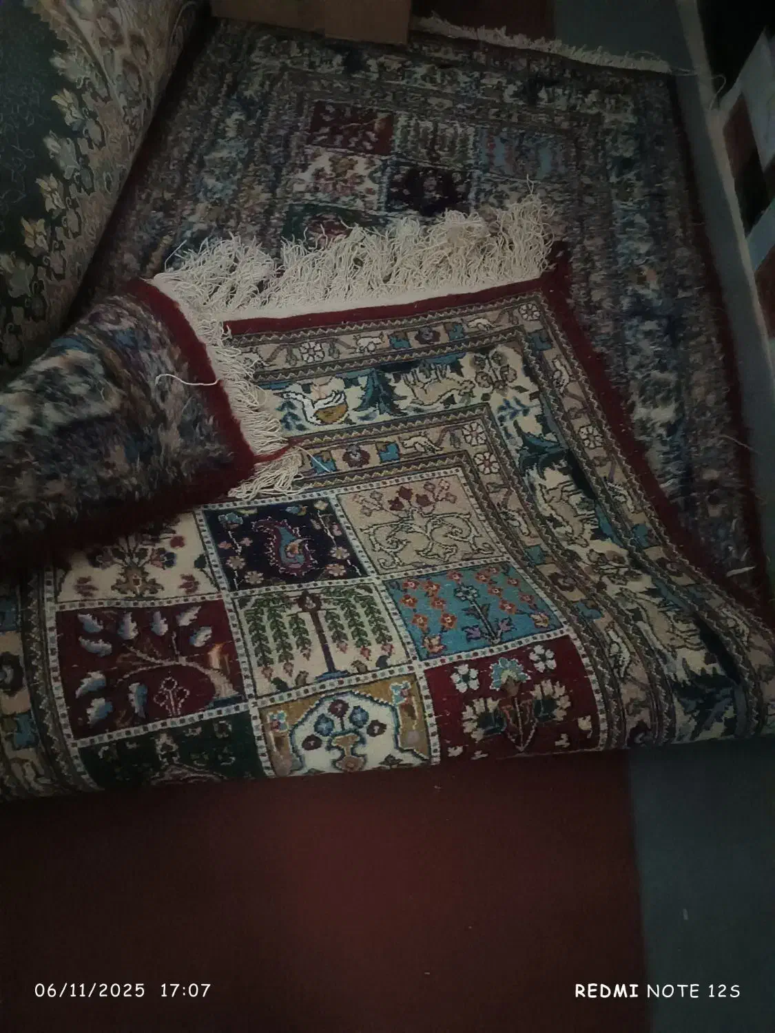 قالیچه دست باف80×۲|فرش|بیرجند, |دیوار