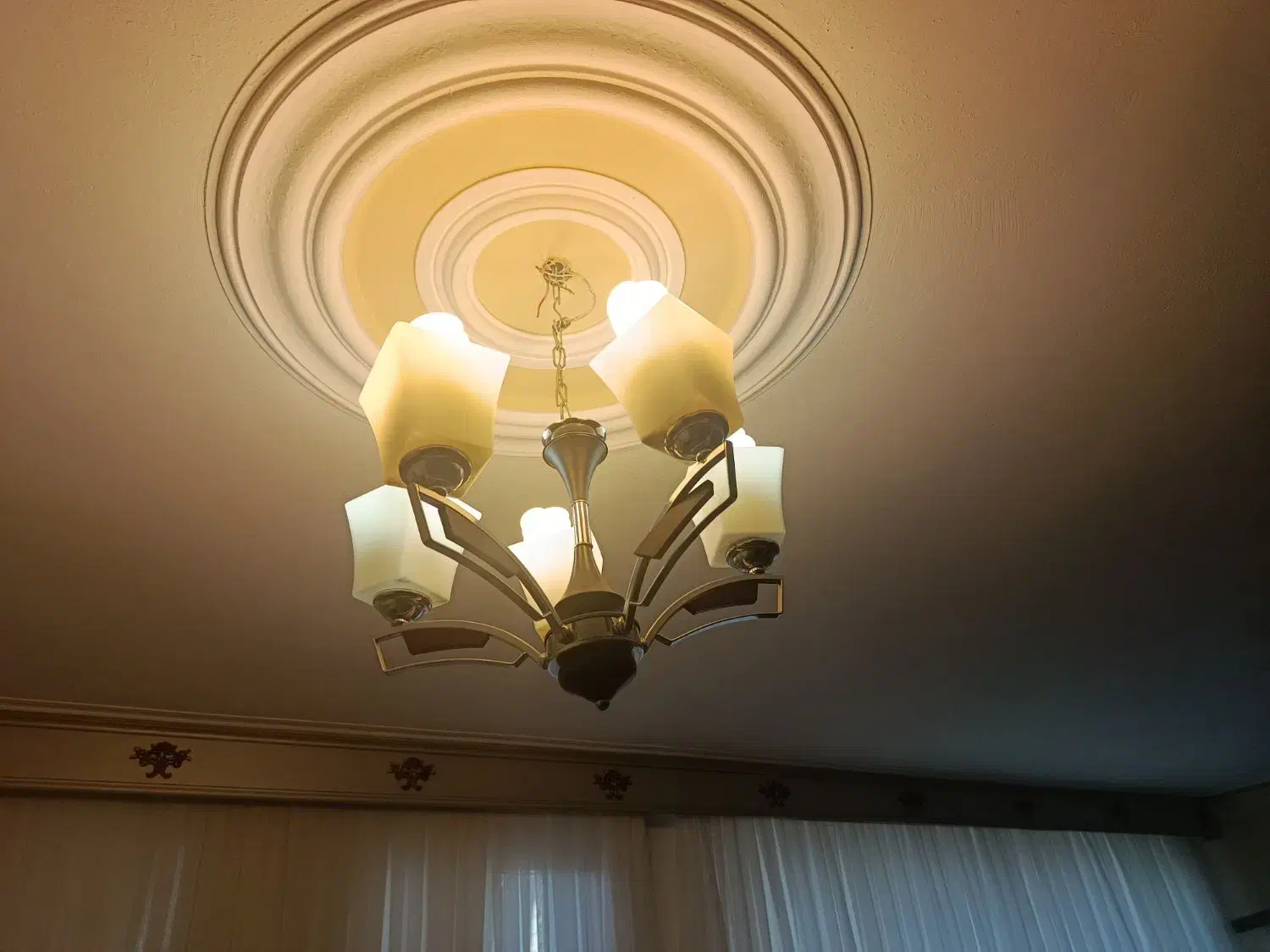 لوستر یک جفت|لوستر و چراغ آویز|کرمانشاه, |دیوار