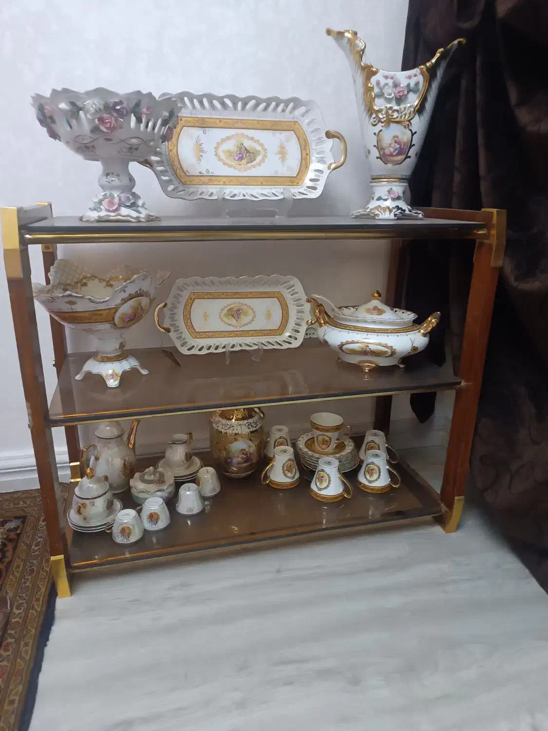 مینی بوفه چوبی|بوفه، ویترین، کنسول|تبریز, |دیوار