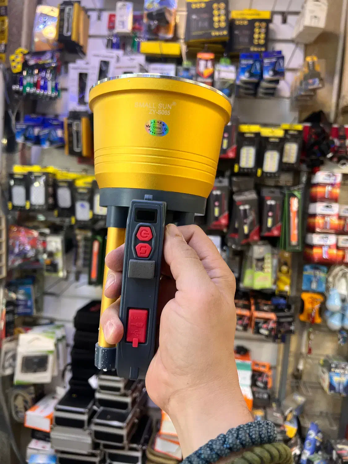 چراغ قوه شارژی لنترنی دستی نگهبانی smallsun s055|کوهنوردی و کمپینگ|تهران, لاله زار|دیوار