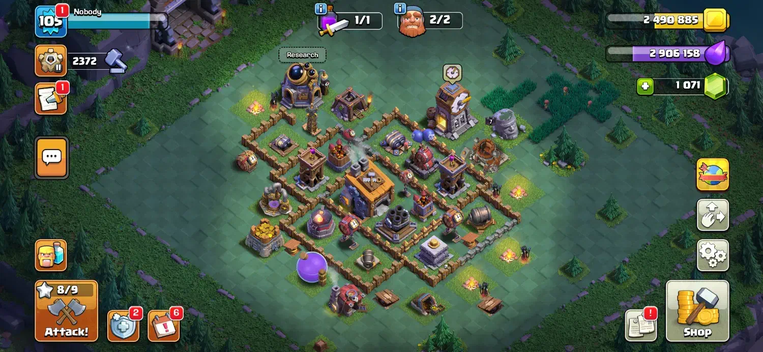 کلش آف کلنز تونال ۱۲ clash of clans|کنسول، بازی ویدئویی و آنلاین|بندر کنگان, |دیوار