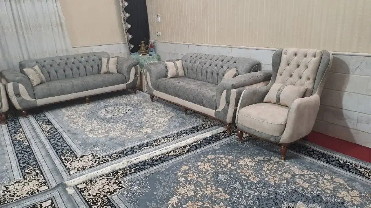 مبل فیگو.ست ۸ نفره.پارچه خارجی|مبلمان خانگی و میز عسلی|قم, نیروگاه|دیوار