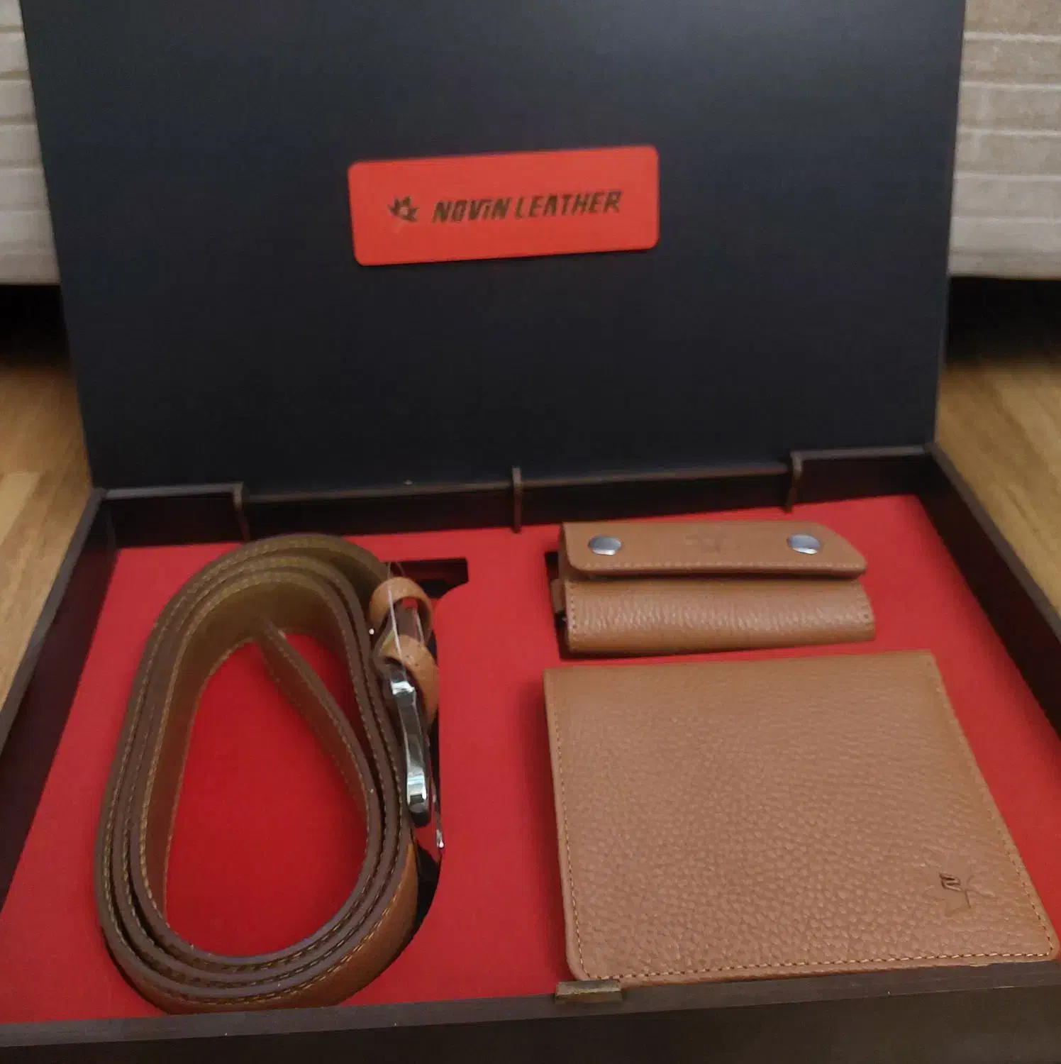 ست ۳ تیکه نوین چرم|کیف، کفش، کمربند|تبریز, |دیوار