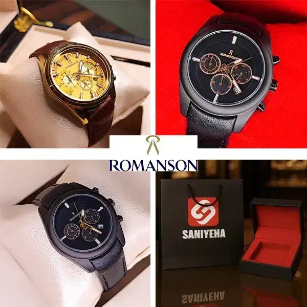 ساعت مچی زنانه رومانسون بند چرم (سه موتوره فعال)|ساعت|اصفهان, نقش جهان|دیوار