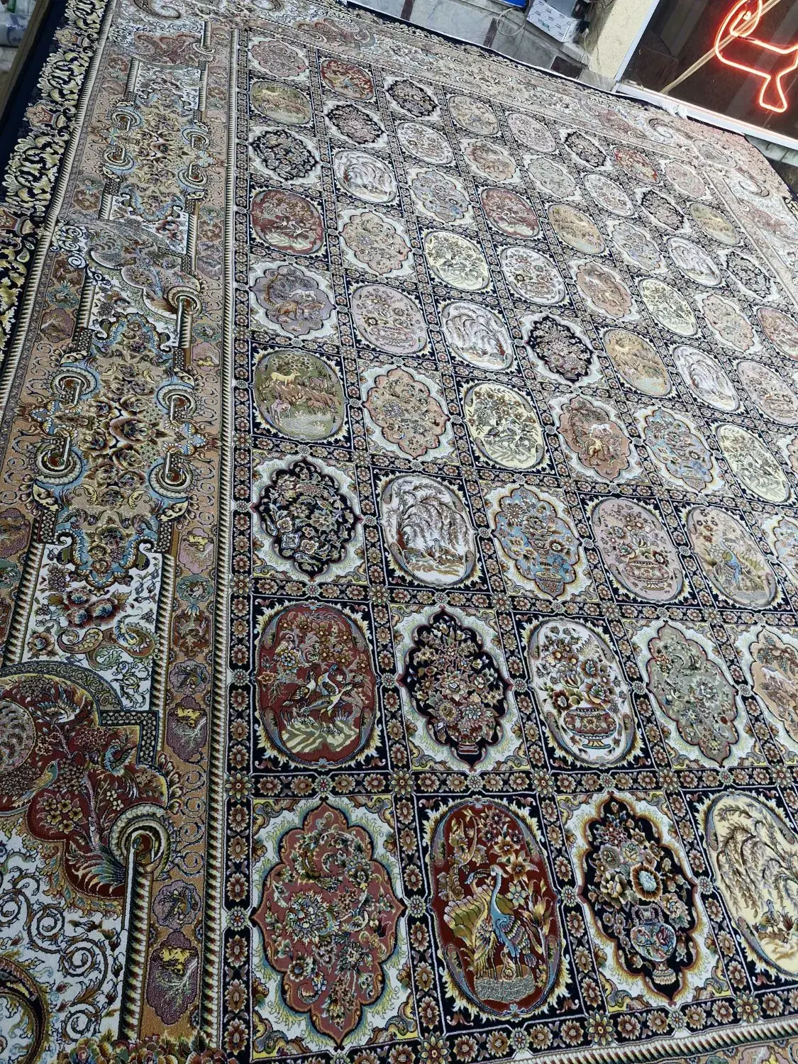 ۳ تخته فرش ۱۲ متری ۱۲۰۰ شانه|فرش|اردبیل, |دیوار