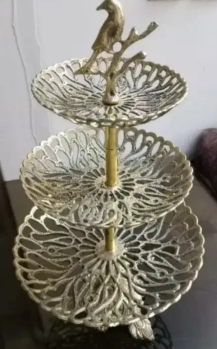 شیرینی خوری برنجی|ظروف سرو و پذیرایی|تهران, نعمت‌آباد|دیوار