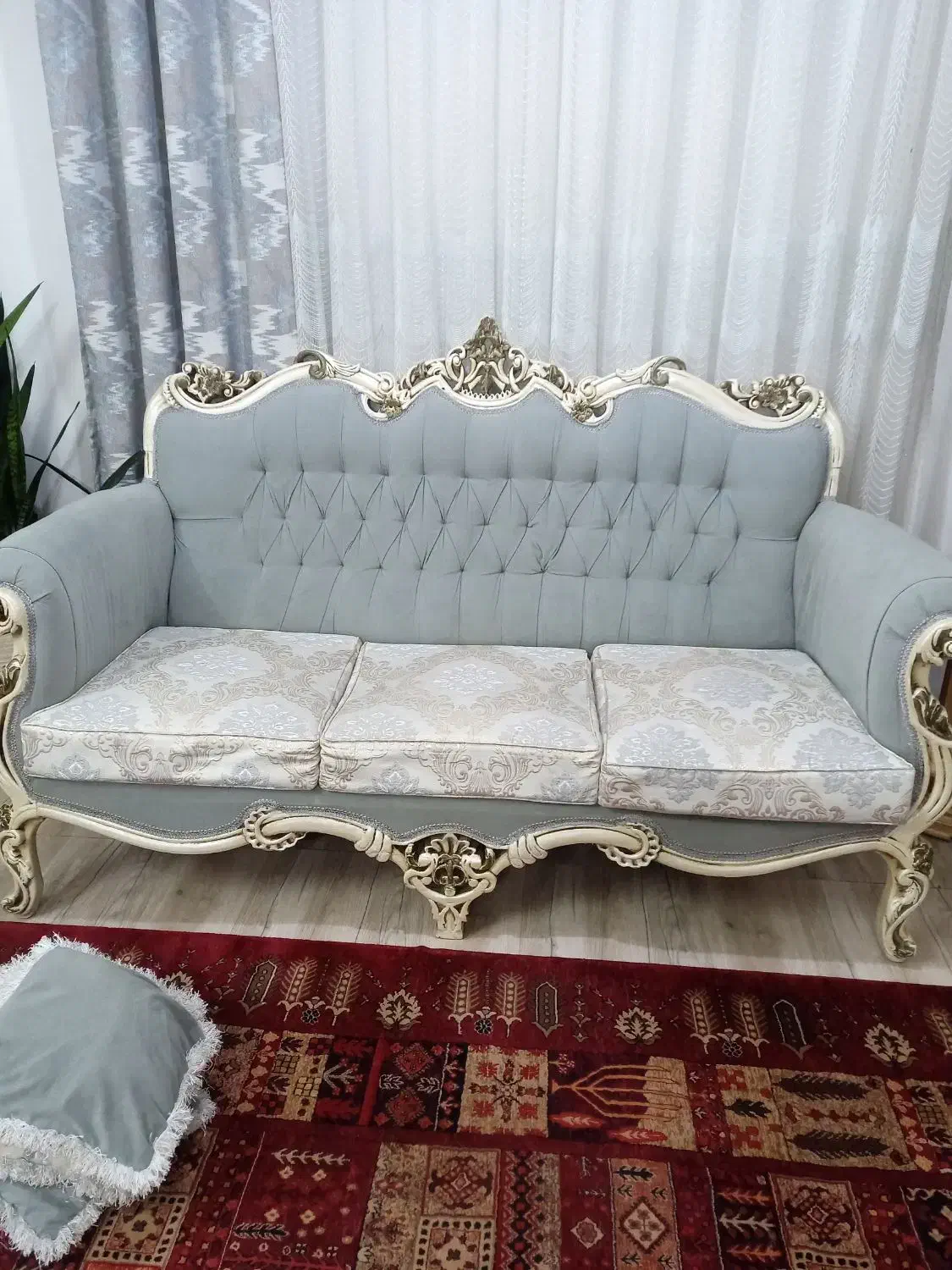 مبل سلطنتی|مبلمان خانگی و میز عسلی|چاف و چمخاله, |دیوار