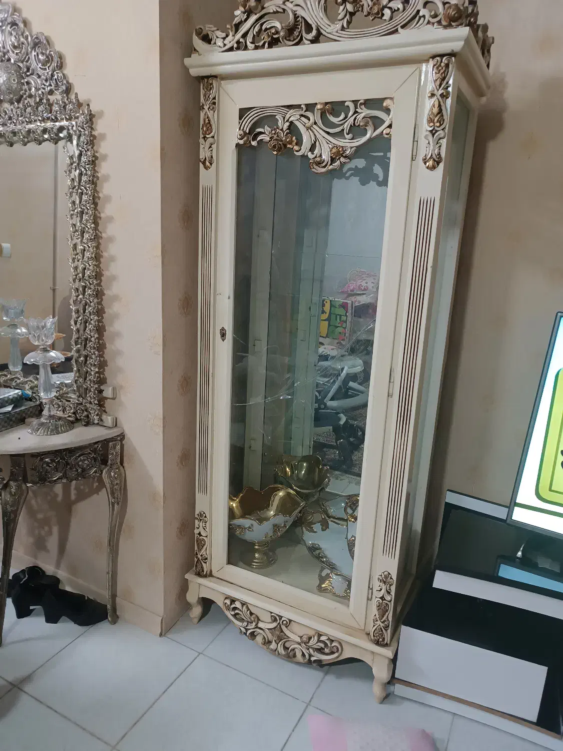 گنجه استخونی|بوفه، ویترین، کنسول|مشهد, رده|دیوار